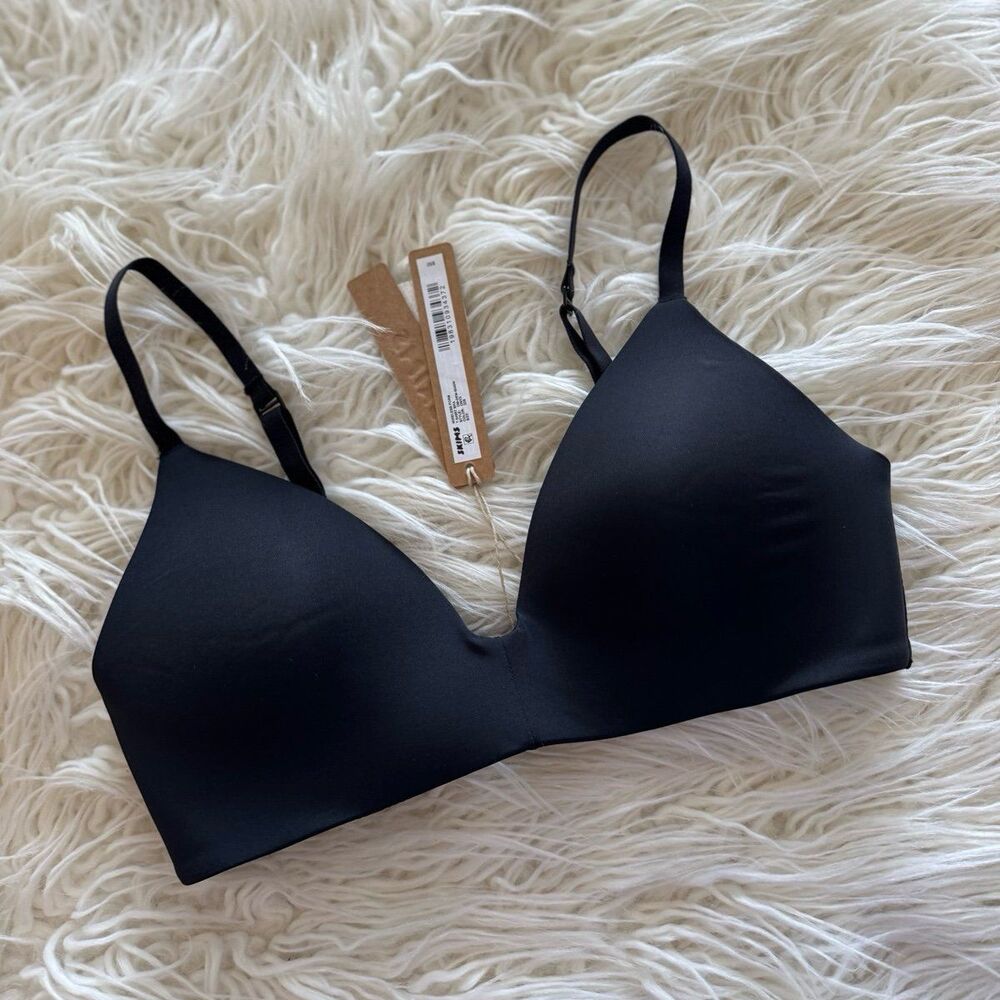 Skims Wireless Form T-shirt Bra Onyx Size 32B - Picture 3 of 7